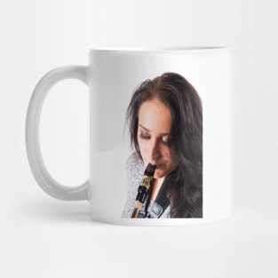 Sax Lady Mug